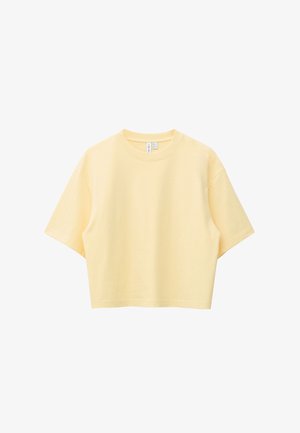 & OTHER STORIES, & OTHER STORIES BOXY T-SHIRT - T-shirt basic - yellow