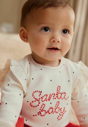 Next, REGULAR FIT - Sleep suit - red/cream tutu santa