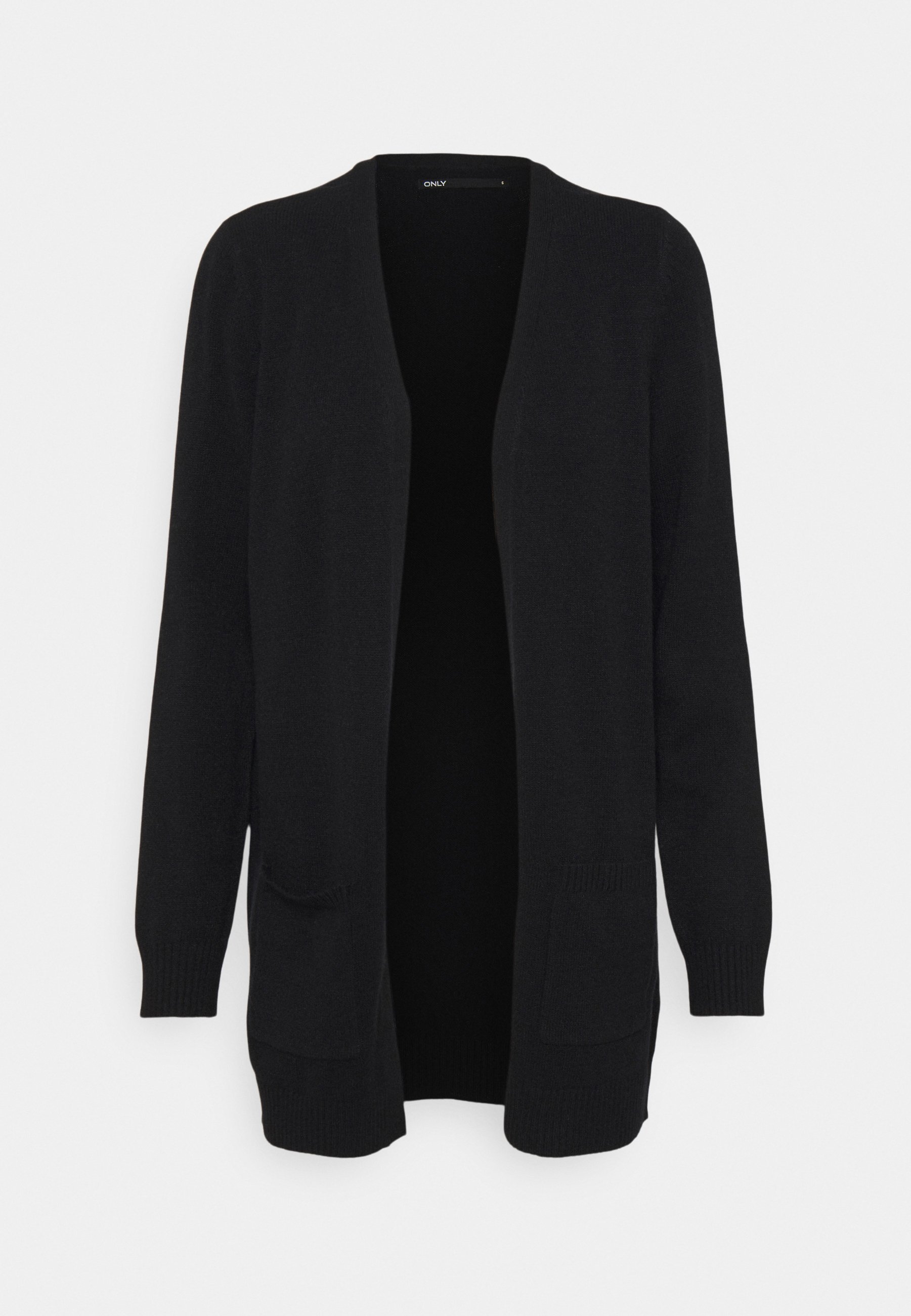 Only Damen Only Strickjacke Schwarz Lang ONLY Tall ONLLESLY OPEN