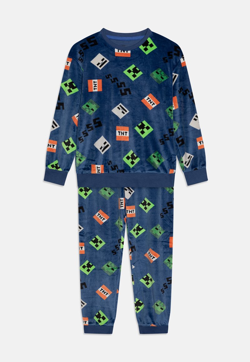 Marks & Spencer MCRAFT PJ Pyjama set blue mix/mottled blue Zalando