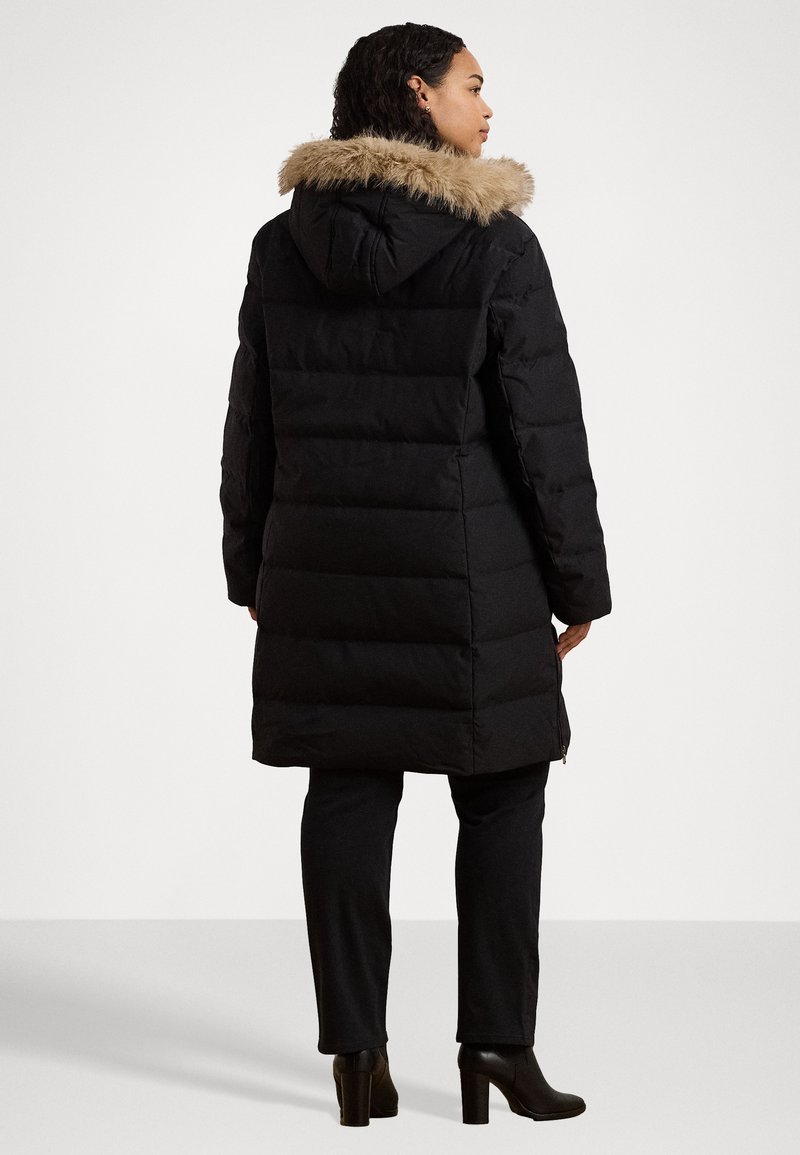 Black Puffer Designer Down Coats Ladies Orvila Women's Long Puffer