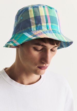 Next, REVERSIBLE BUCKET - Müts - blue madras check
