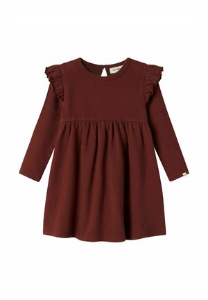 REGULAR FIT - Vestito di maglina - hot chocolate
