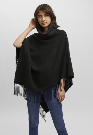 VMKLEO PONCHO - Cape - black