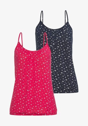 LASCANA, 2 PACK - Top - navy/pink