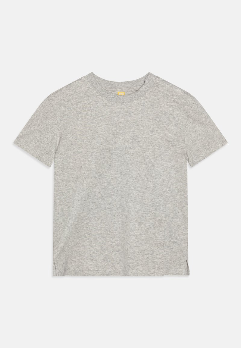 Friboo T-shirt basic lichtgrijs gemêleerd