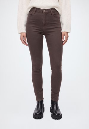 Topshop, TSJONI  - Дънки Skinny Fit - chocolate brown