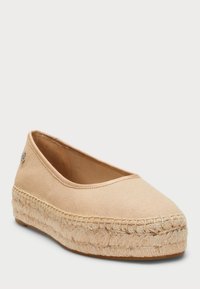 Lauren Ralph Lauren LUIZE CANVAS BALLET ESPADRILLE - Loafers - sand dune