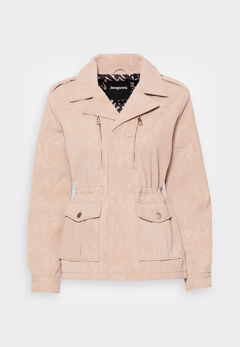 Desigual Halflange jas beige