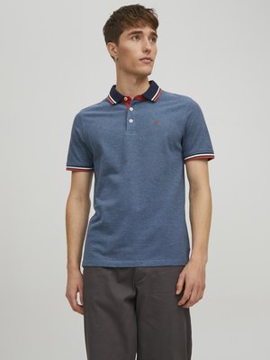 PAULOS SS NOOS - Polo shirt - denim blue
