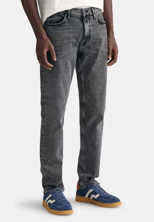 GANT Straight leg jeans - black