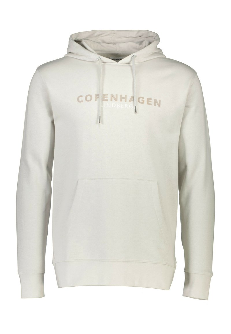 Lindbergh COPENHAGEN - Felpa con cappuccio - pale stone