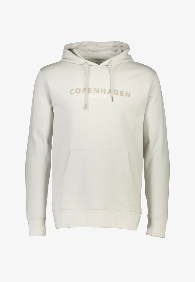 Lindbergh COPENHAGEN - Jersey con capucha - pale stone