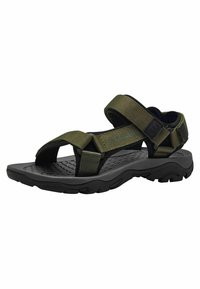 s.Oliver Gyalogló szandálok - black khaki