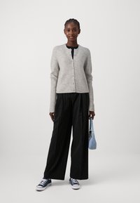 Gina Tricot CARDIGAN - Kardigan - light grey melange