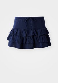 FRILL SKIRT - Minisvārki - navy