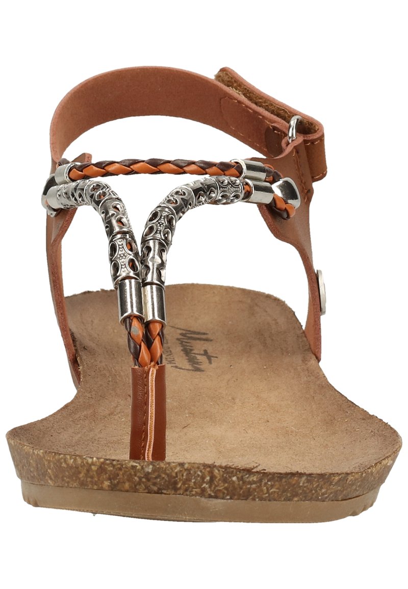Damen Sneaker | Mustang SANDALEN Zehentrenner braun 3/braun - PC07745 Damen Sneaker | Mustang SANDALEN Zehentrenner braun 3/braun - PC07745