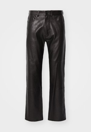Tiger of Sweden ALEC - Leather trousers - black