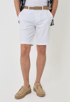 Threadbare, THREADBARE SHORTS THBCONTA, biały