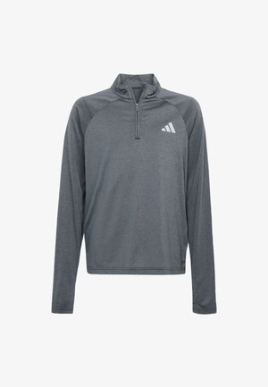 Top dugih rukava - black grey three reflective silver