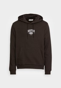 CITY EMBRO HOODIE - Hoodie - brown