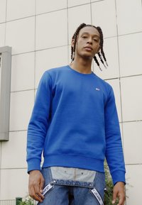Tommy Jeans REGULAR C NECK - Camisola - blue