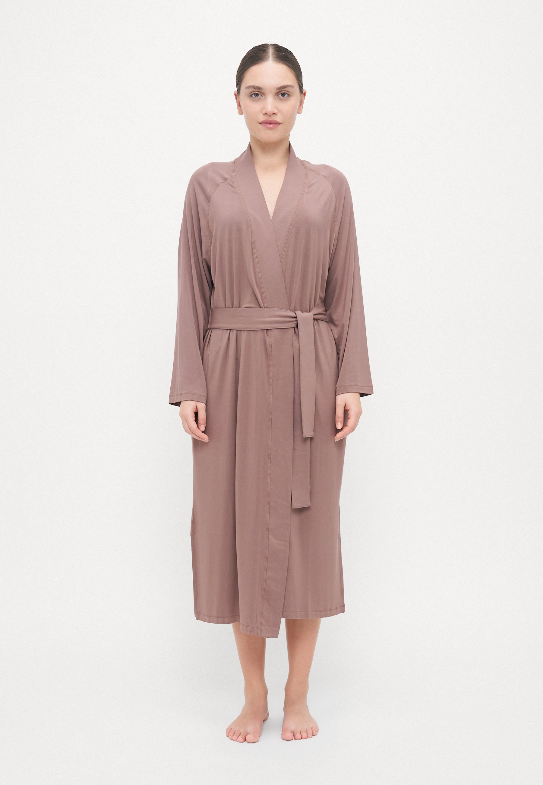 long flowy dressing gown Women's Merino Wool Thermal Dressing Gown main image 1