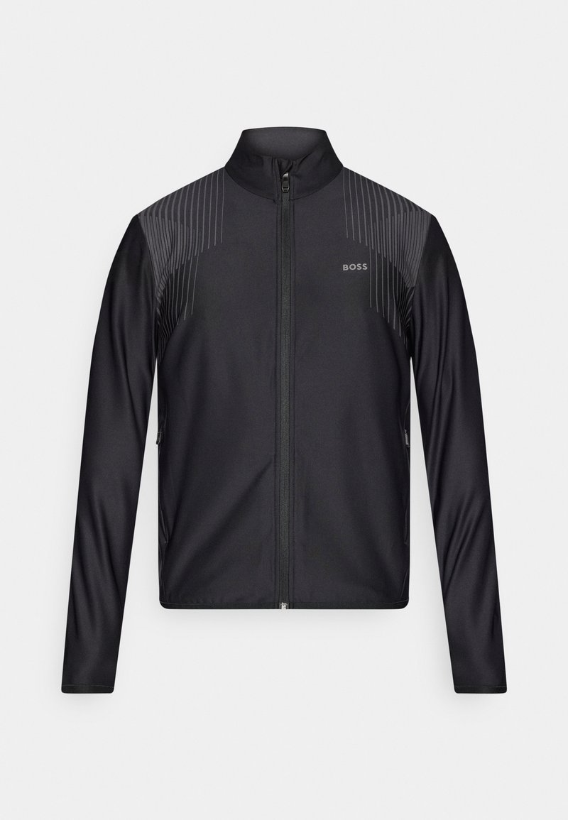 BOSS ACTIVE PUSH - Training jacket - black - Zalando.co.uk