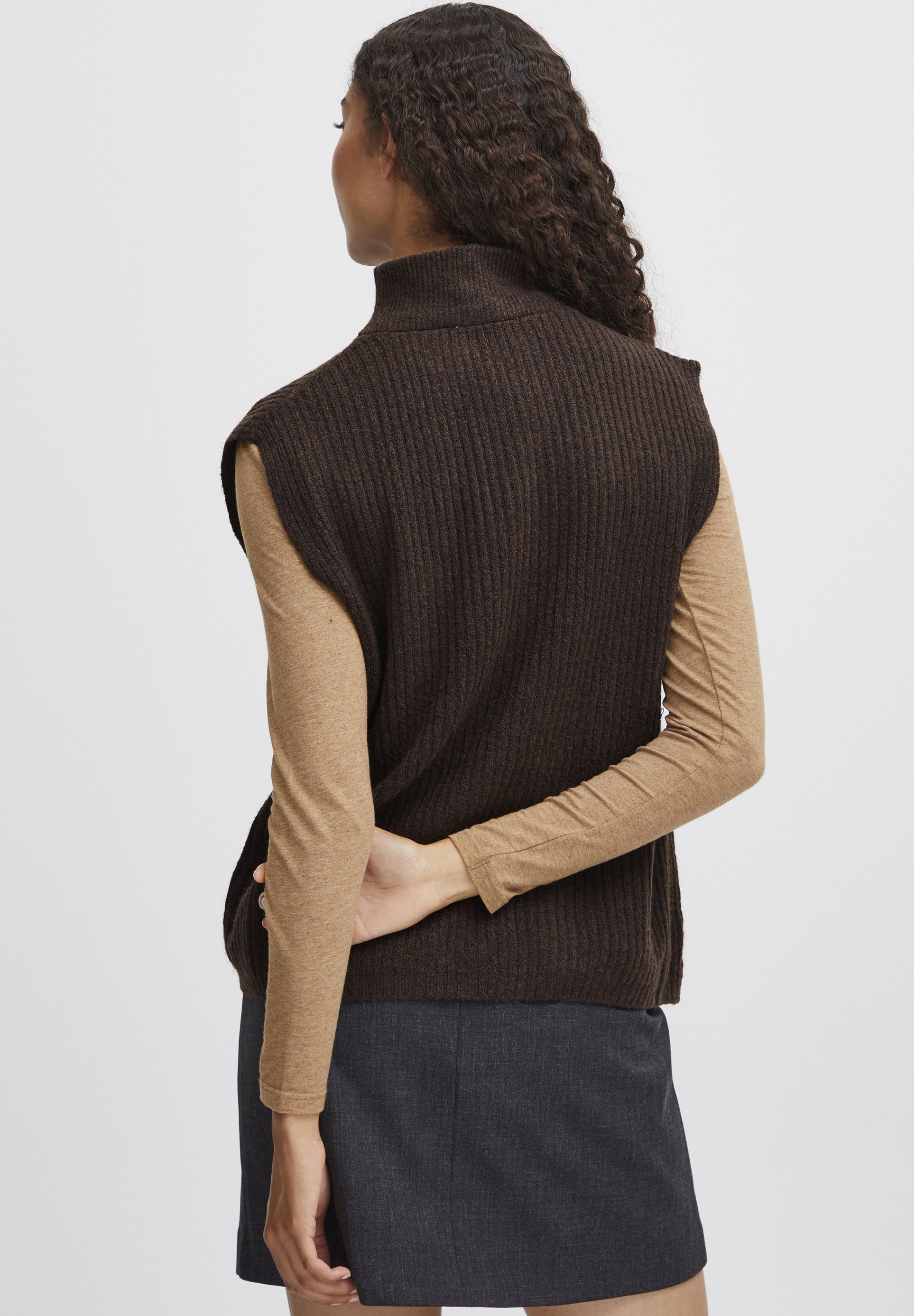 売れ筋商品|||ビーヤング Tシャツ レディース トップス BYONEMA - Basic T-shirt - java melange b.young BYONEMA - Basic T-shirt - java melange/brown - Zalando