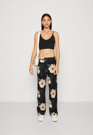 2 PACK - Top - black/taupe