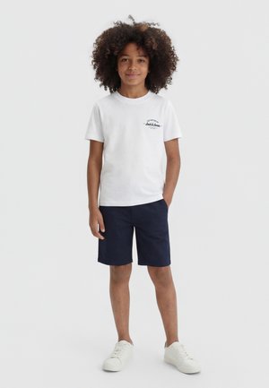 Jack & Jones Junior JJBRANDON TEE CREW NECK 3 PACK - T-shirt basic - bright white/celestial blue/navy blazer