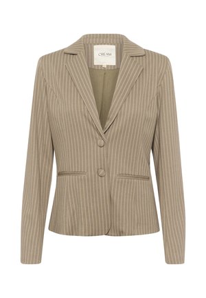 Cream ANETT - Žakete - fossil white pinstripe