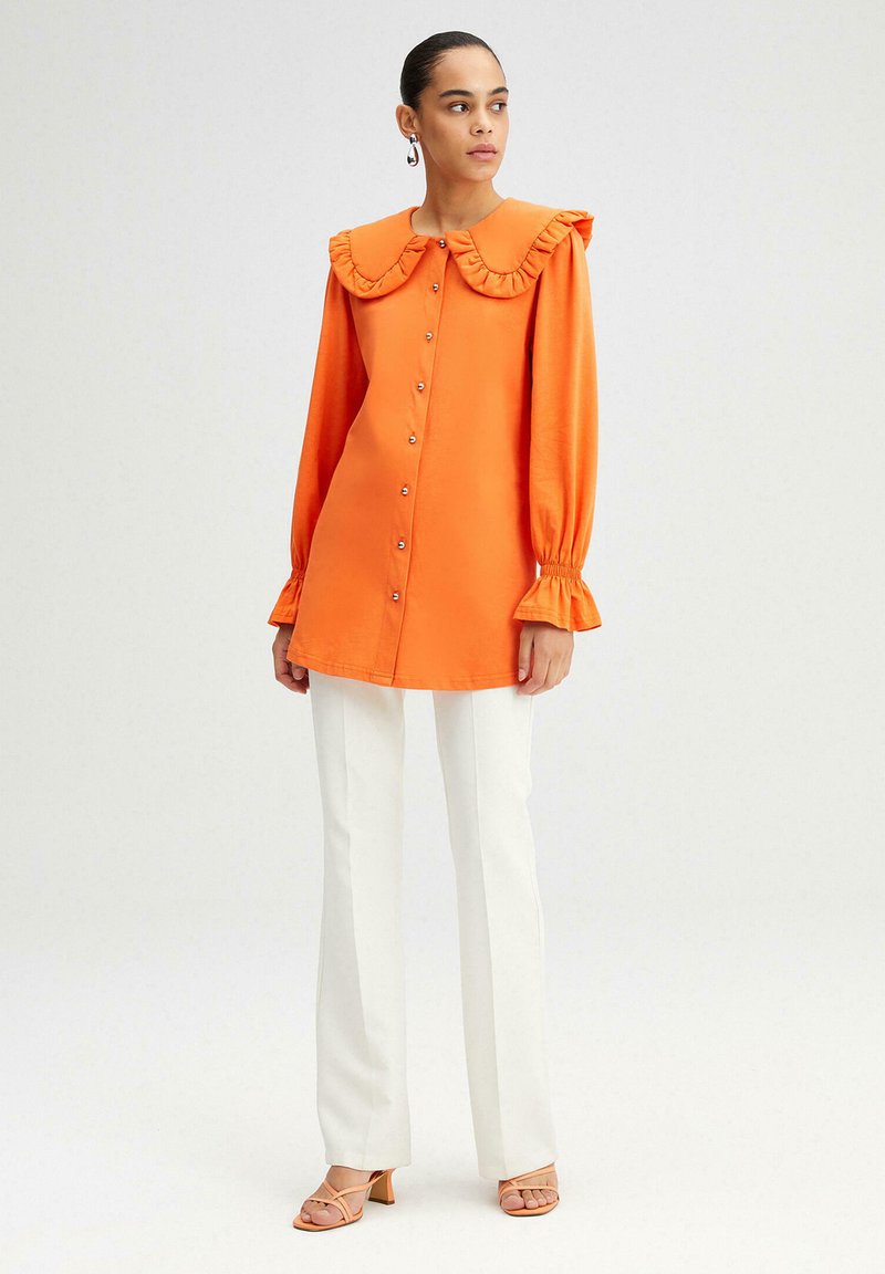Touché Privé COLLAR DETAILED  - Pogājama blūze - orange