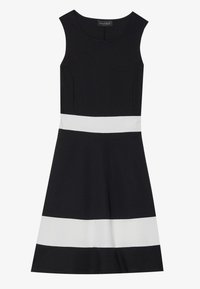 Jerseyklänning - black/white