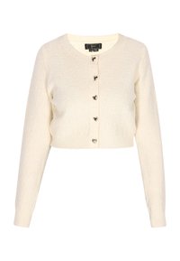 Strickjacke - wollweiss