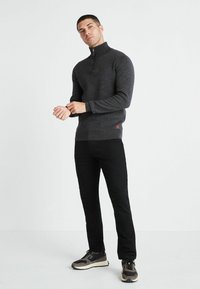 Next PREMIUM NECK  - Strickpullover - grey