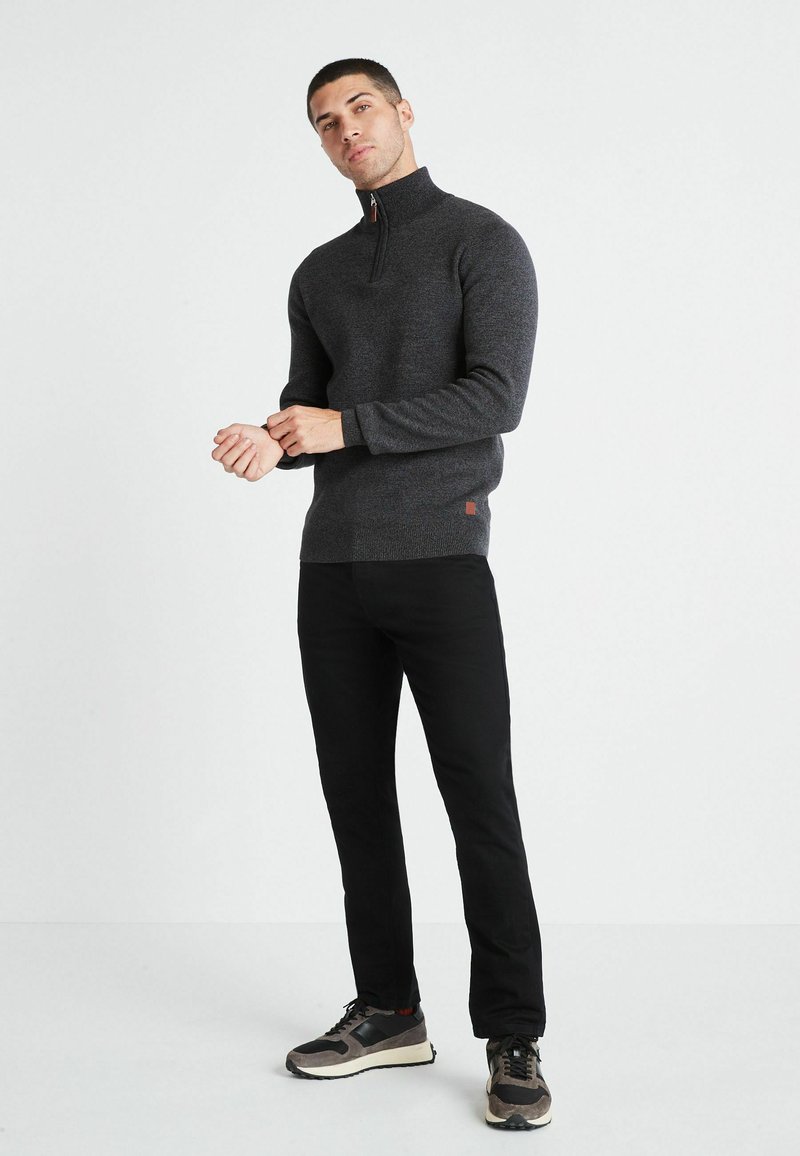 Next PREMIUM NECK  - Strickpullover - grey