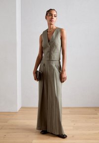 Mos Mosh EDEN VEST - Waistcoat - dusty olive/khaki - Zalando