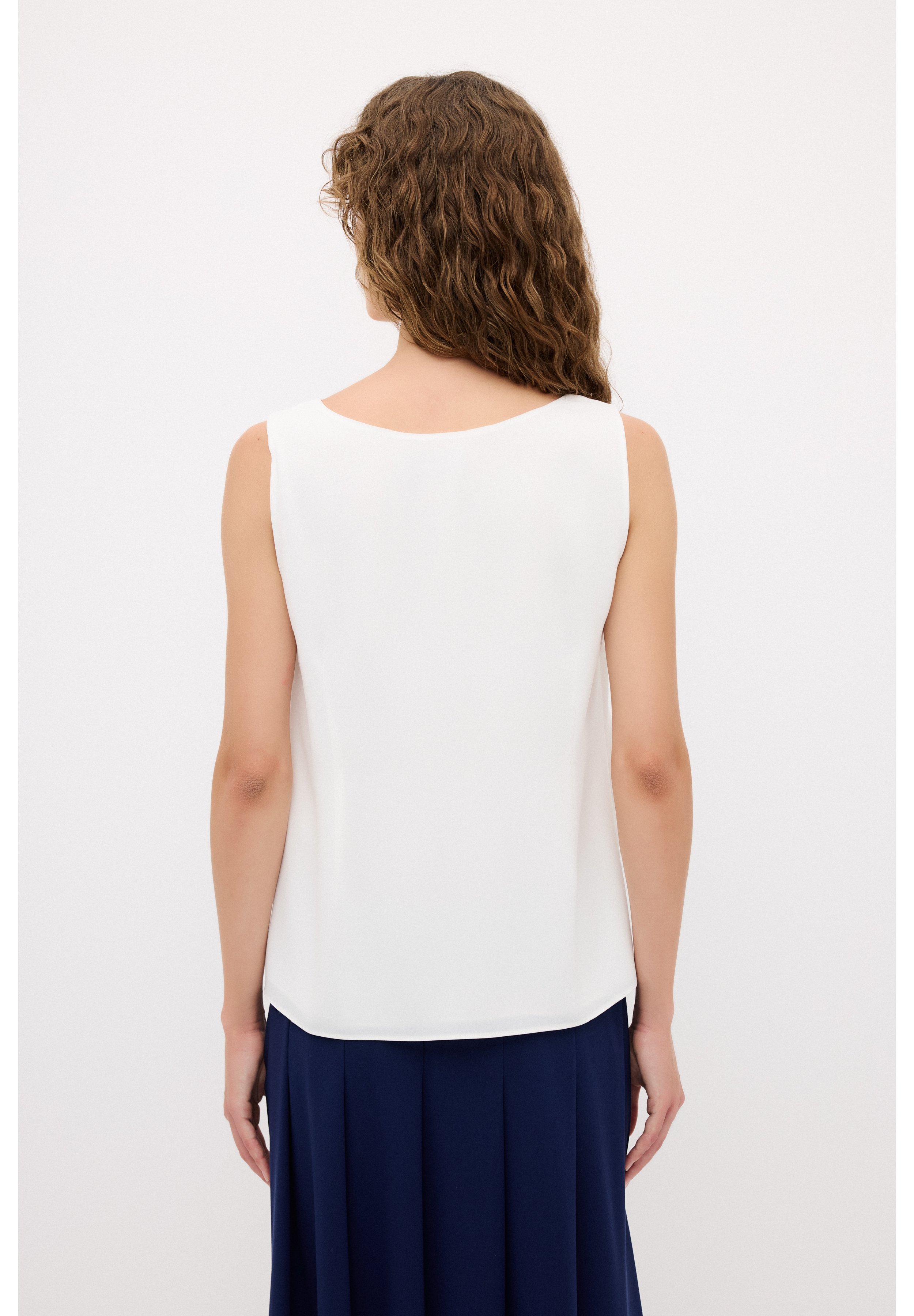 adL SLEEVELESS - Blouse - beige/beige - Zalando