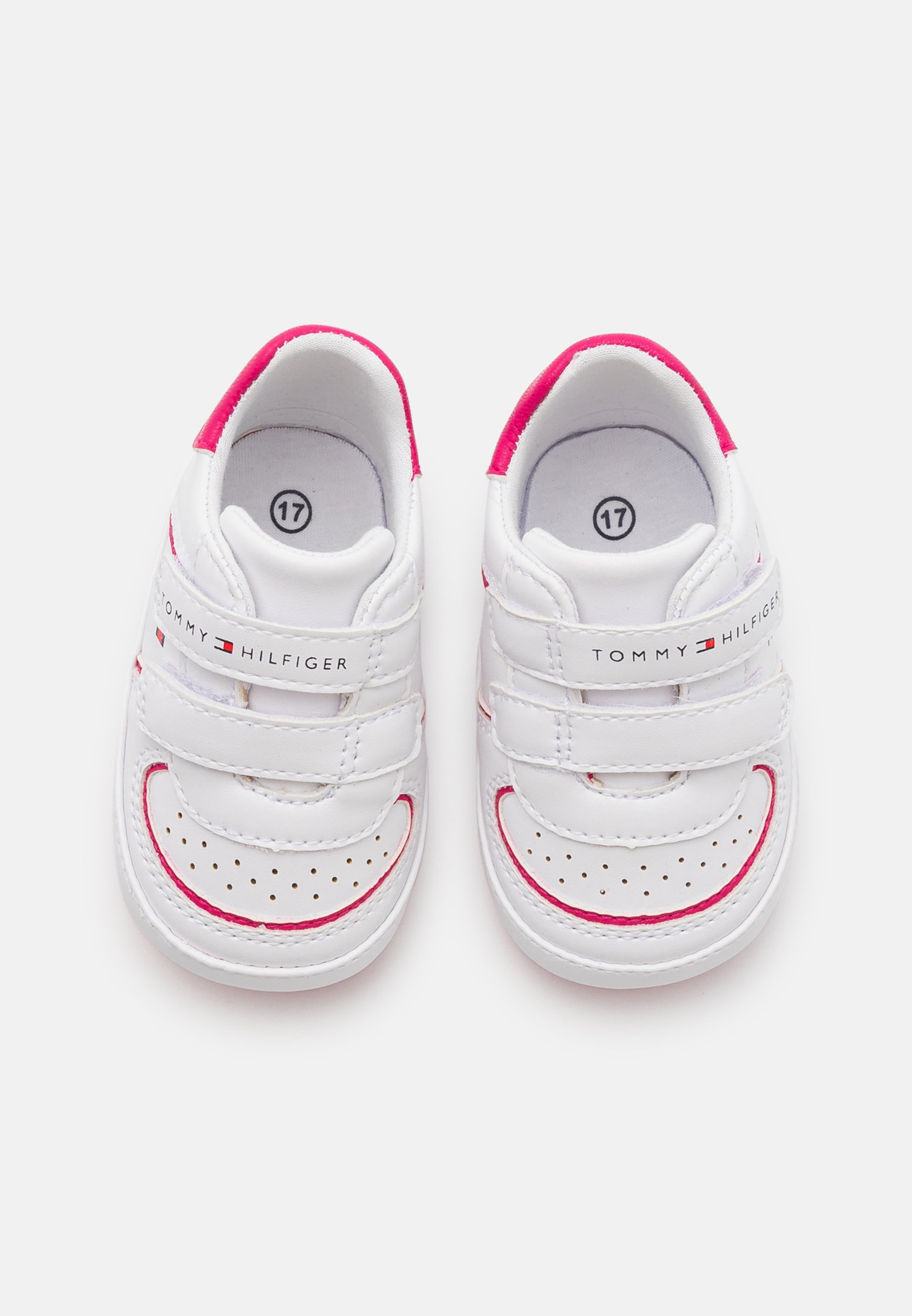 Tommy Hilfiger UNISEX - Babyschoenen - white/fuchsia/wit - Zalando.nl