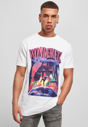 WONDERFUL - T-shirt con stampa - white