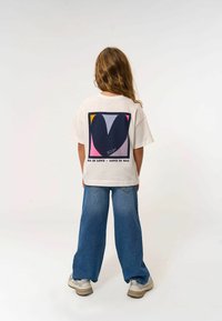 The New PURITY WIDE - Trapezaste traperice - medium blue denim