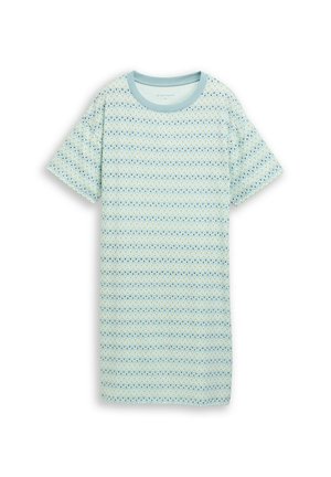 TOM TAILOR, TOM TAILOR BODYWEAR NACHTHEMD MIT MUSTER - Nachtjapon - blue-medium-allover