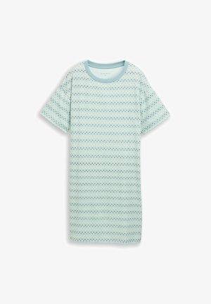 TOM TAILOR, TOM TAILOR BODYWEAR NACHTHEMD MIT MUSTER - Nachtjapon - blue-medium-allover