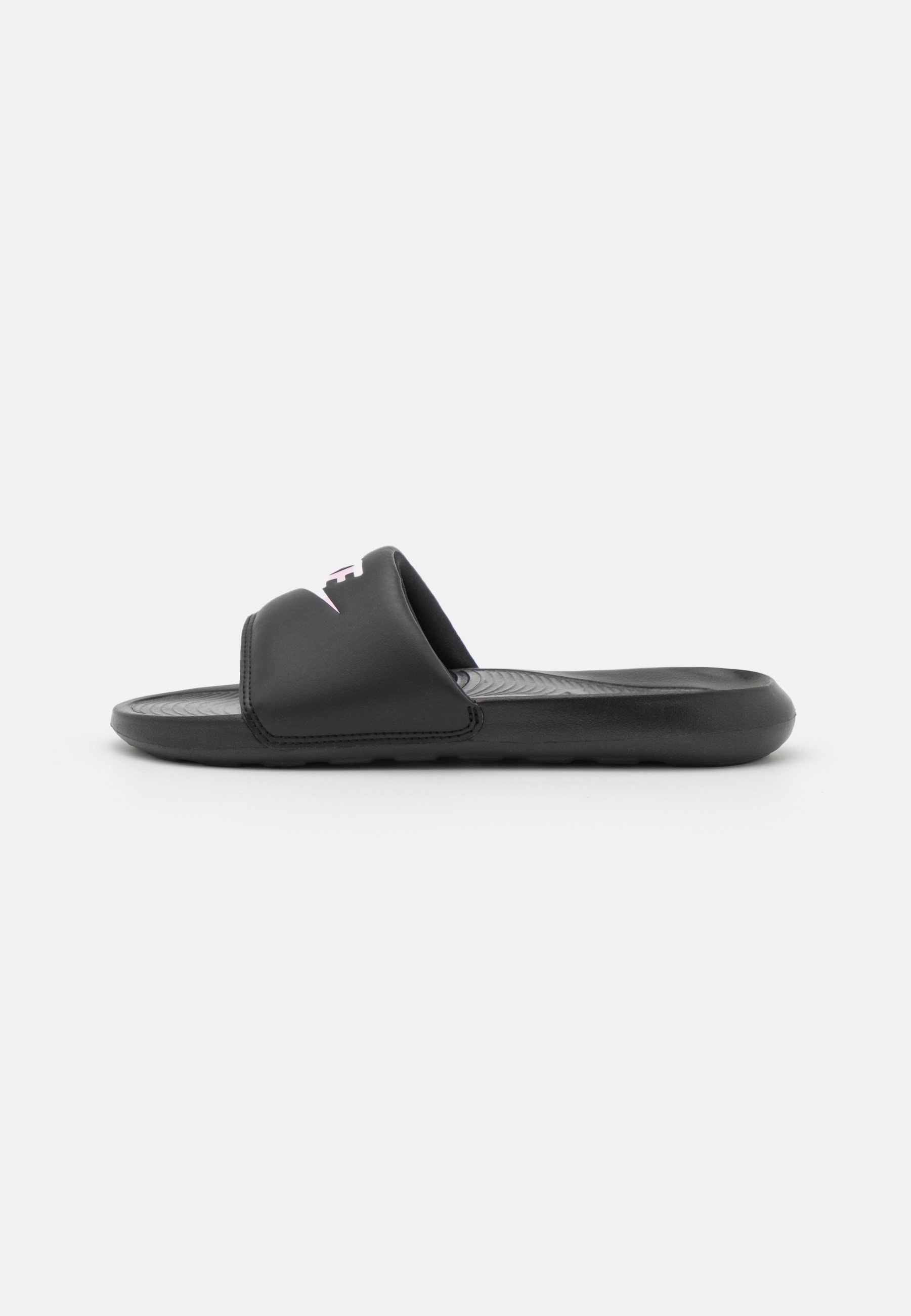 Nike Sportswear VICTORI SLIDE planas - black/light arctic pink/negro - Zalando.es