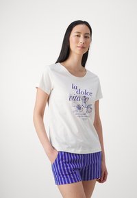 LASCANA VD DOLCE VITA - Pyjama - lila/ecru