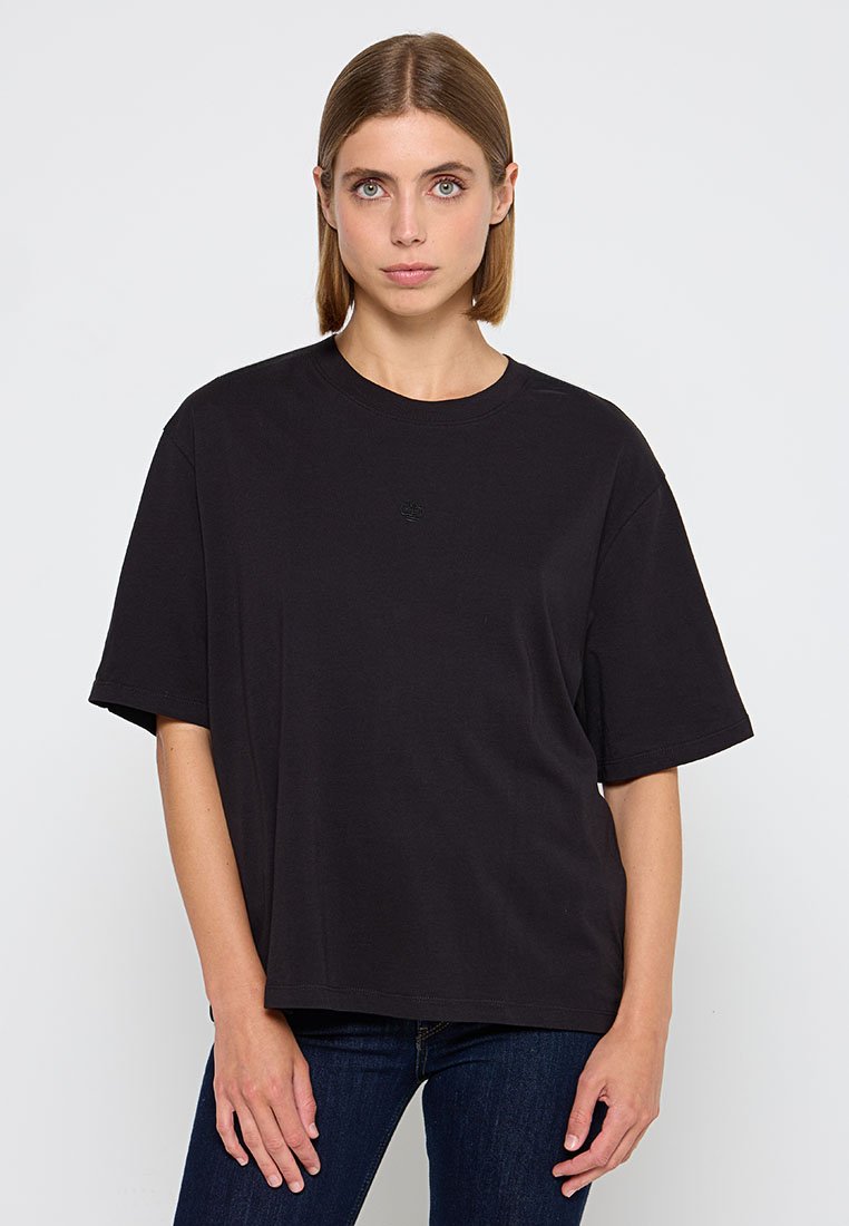 Timberland T-shirt basic zwart Timberland T-shirt basic zwart