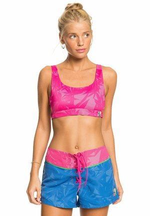 POP - Zwemshorts - princess blue texture flower
