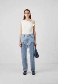 Abercrombie & Fitch TINY TWIST - Top - jet stream