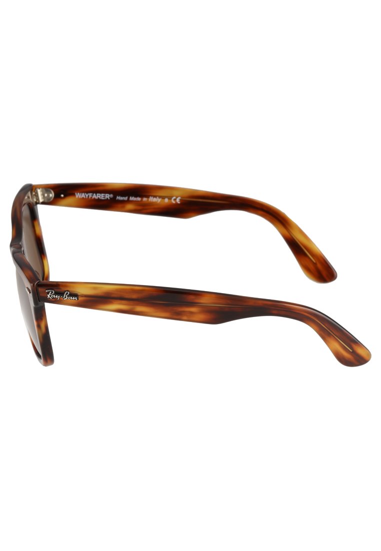 レイバン WAYFARER TORTOISE CRYSTAL/BROWN Luxottica Ray-Ban Wayfarer Sunglasses, Light Tortoise/Crystal